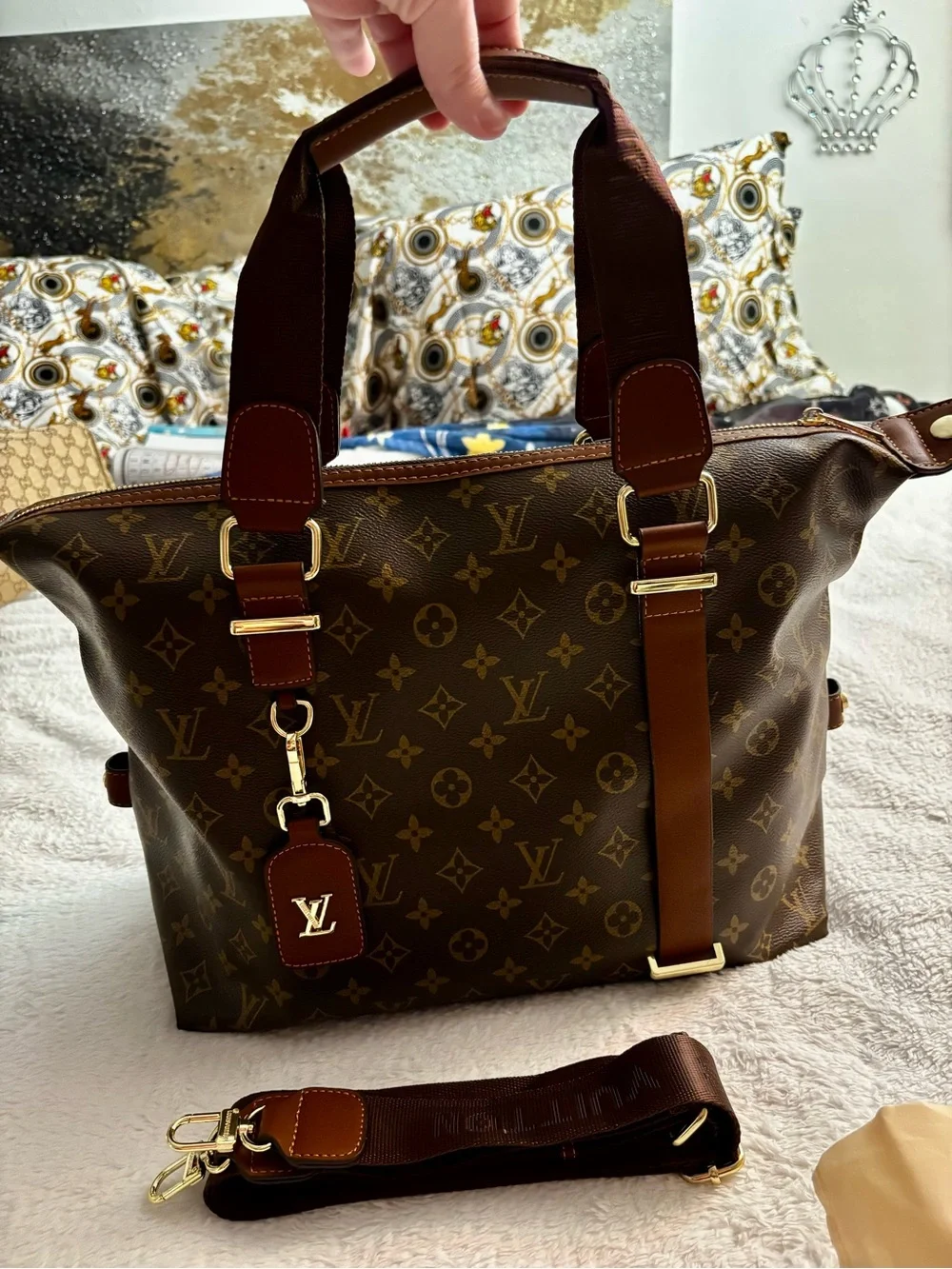 High End FASHION Bag Monogram Canvas Tote Bag